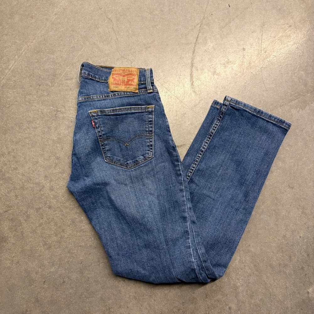 Levis 559 Relaxed Straight Jeans Mens 30x32 Blue Denim Medium Wash 00559-0453